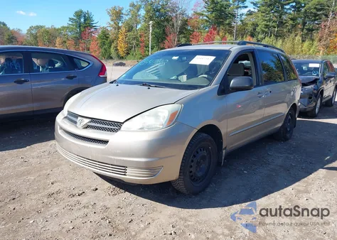 2004 Toyota Sienna Le из США, поврежденный, VIN 5TDBA23C64S018206